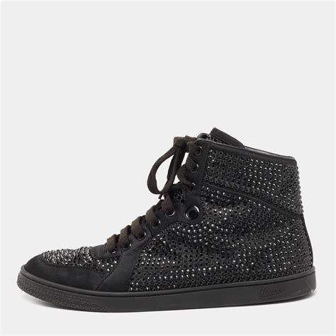 gucci coda crystal high top sneaker|Gucci women's sneakers.